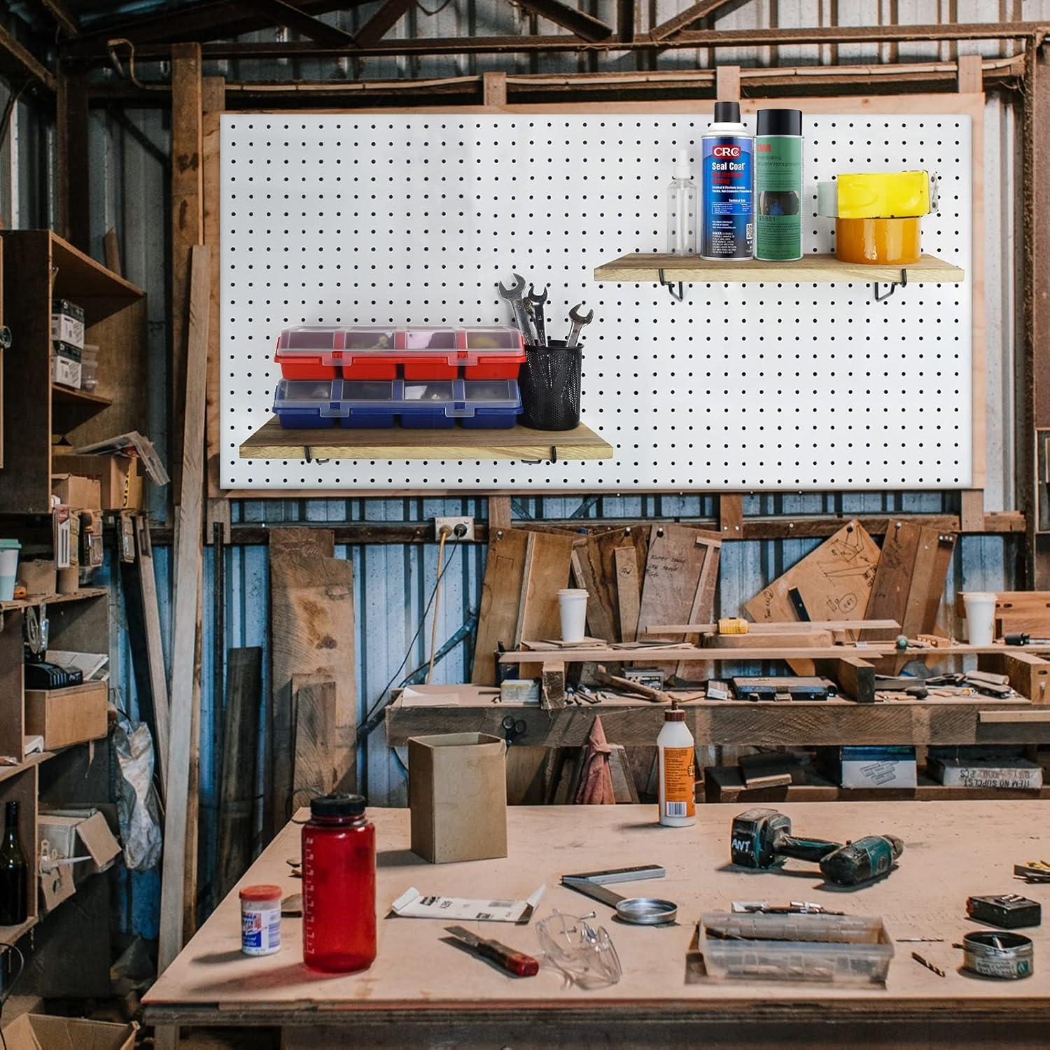 Estantes para Tablero de Clavijas LIGHT DUST - 2 Piezas Madera