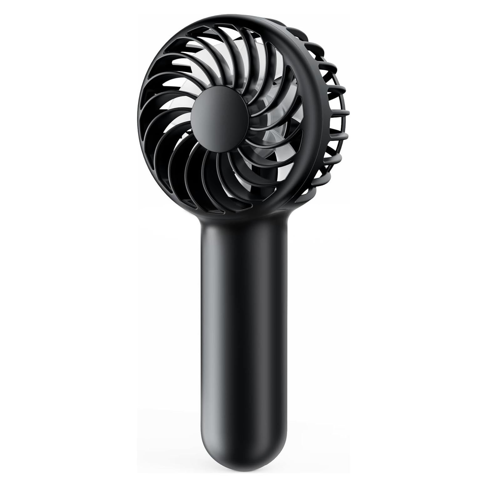 Ventilador Portátil Gaiatop Mini Mano 3 Velocidades Negro