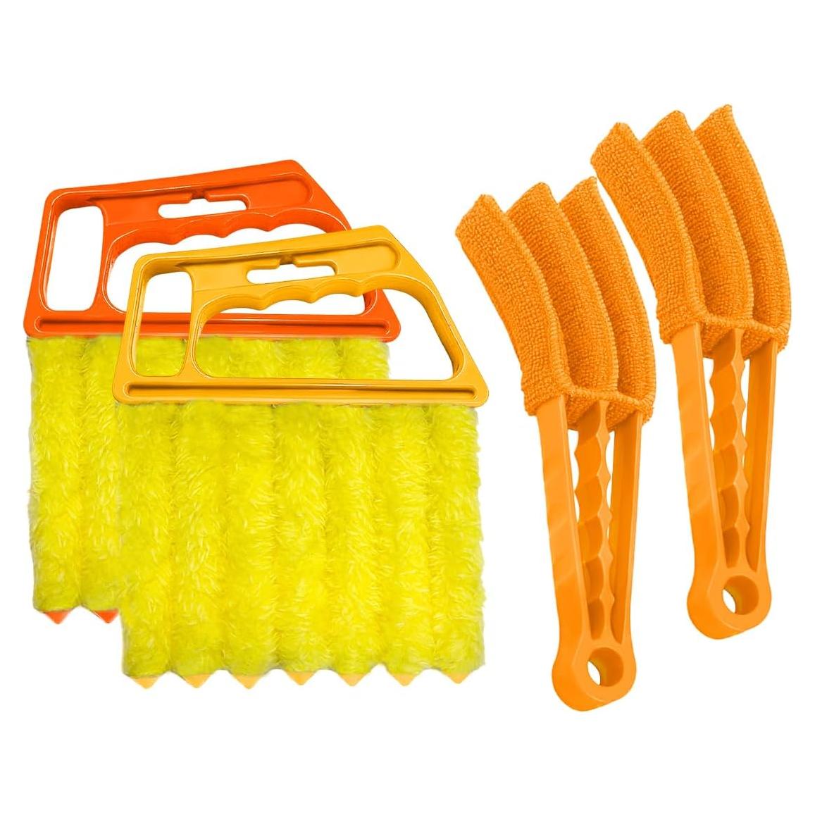 Herramienta de limpieza de persianas DXNQ 4 Pcs 7 dedos