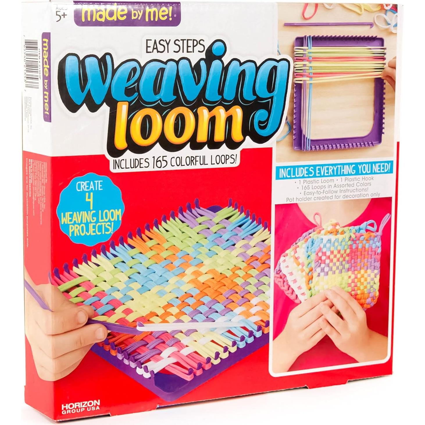 Kit de Telar de Tejido Hecho por Mí - 165 Lazos Multicolor