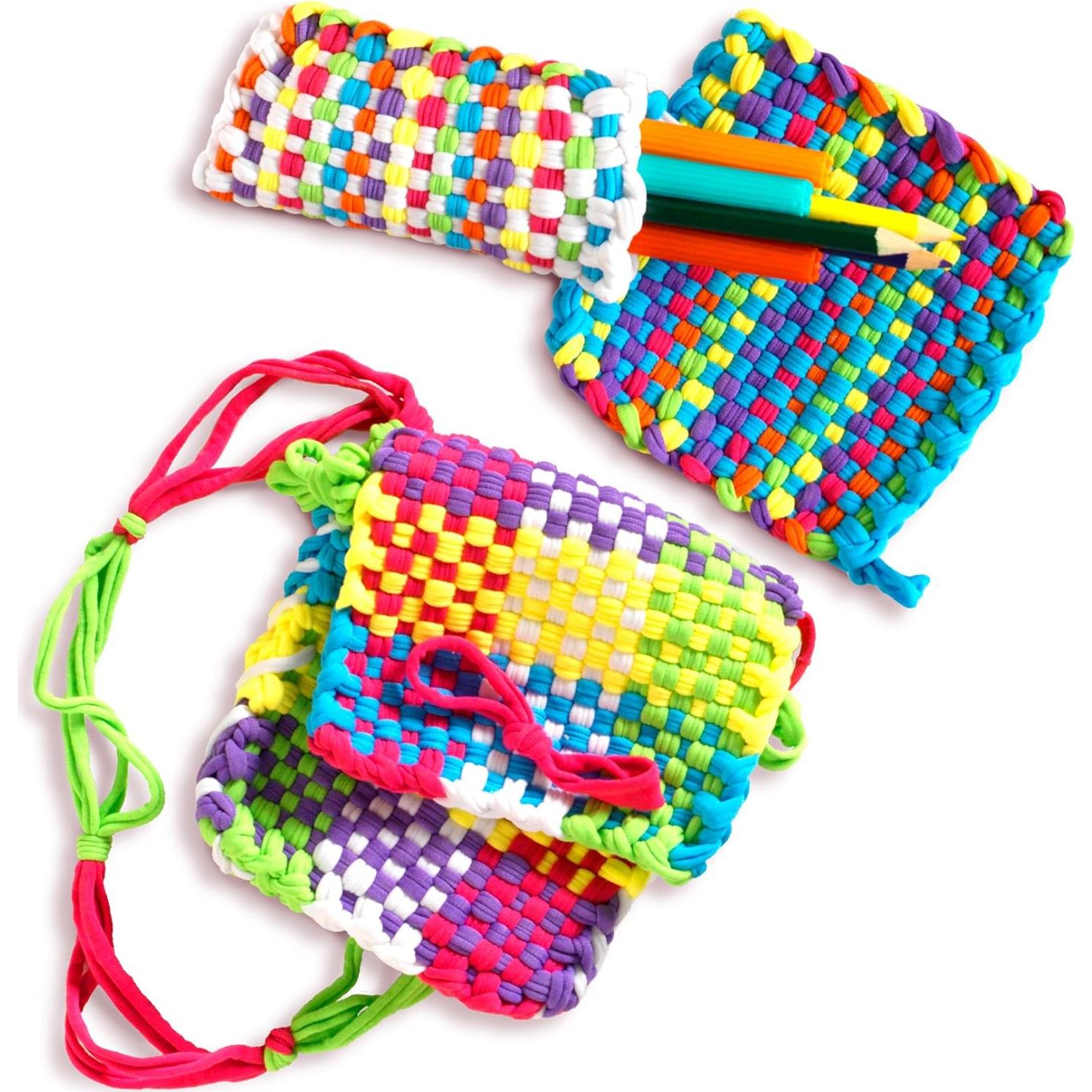 Kit de Telar de Tejido Hecho por Mí - 165 Lazos Multicolor