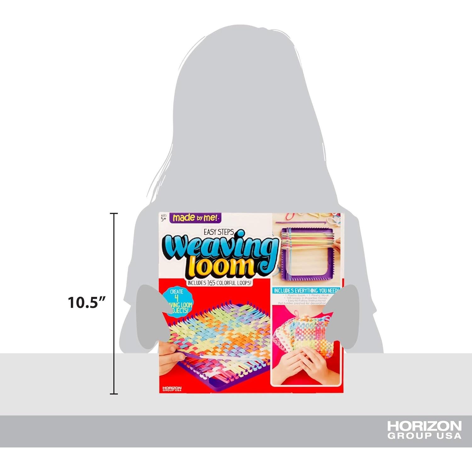 Kit de Telar de Tejido Hecho por Mí - 165 Lazos Multicolor