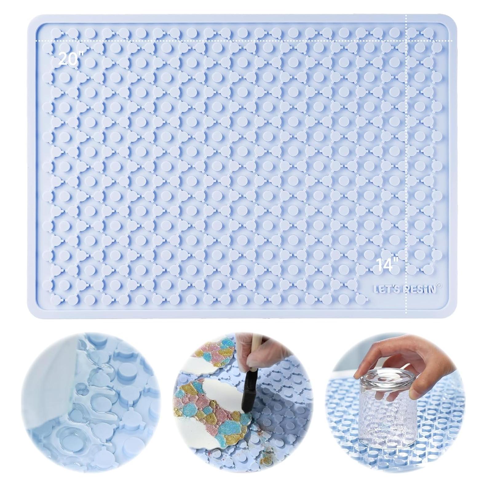 Tapete de Silicona Grande LET'S RESIN 50.8x35.6cm Fácil Limpieza