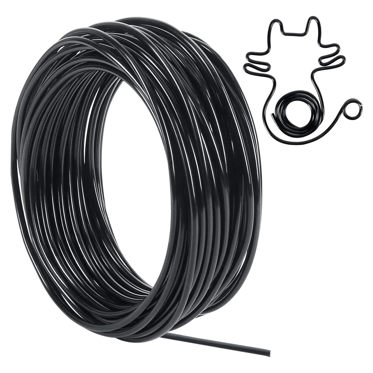 Alambre de Aluminio 3mm Tenn Well 15m Negro para Manualidades