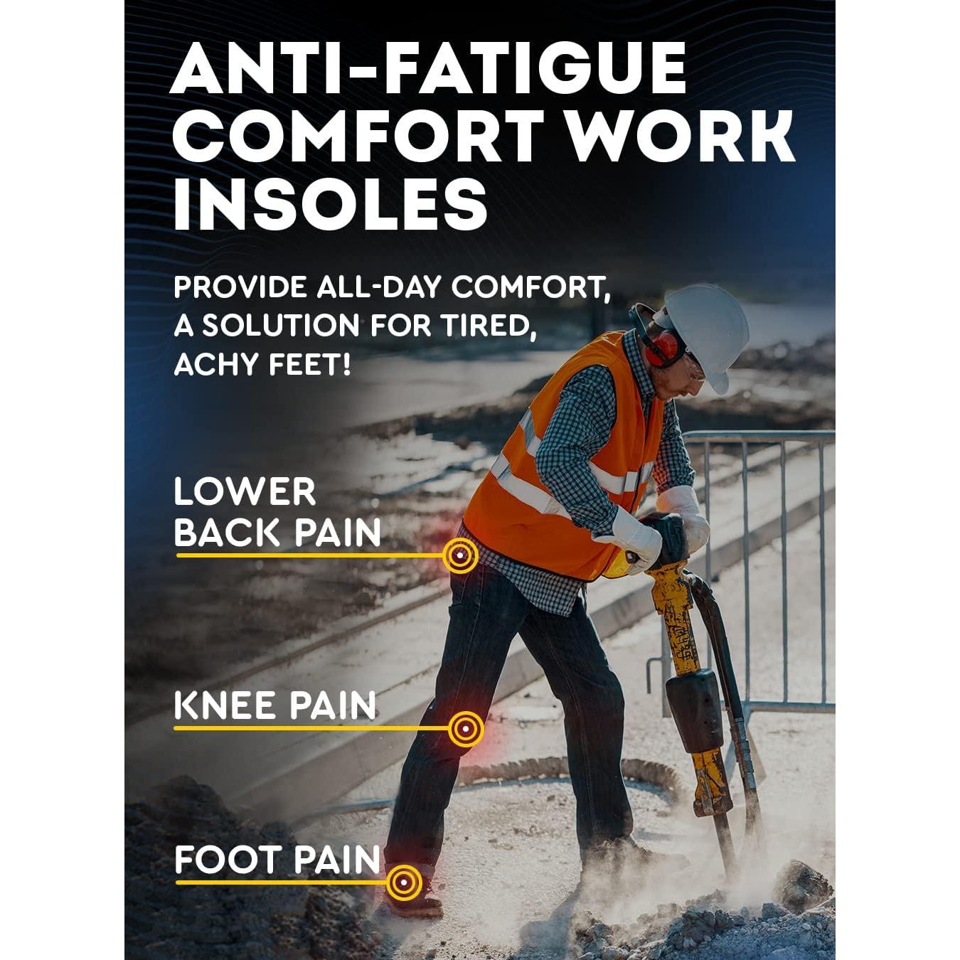 Plantillas Ortopédicas CRUVHEAL Antifatiga XXL - Arco Neutral