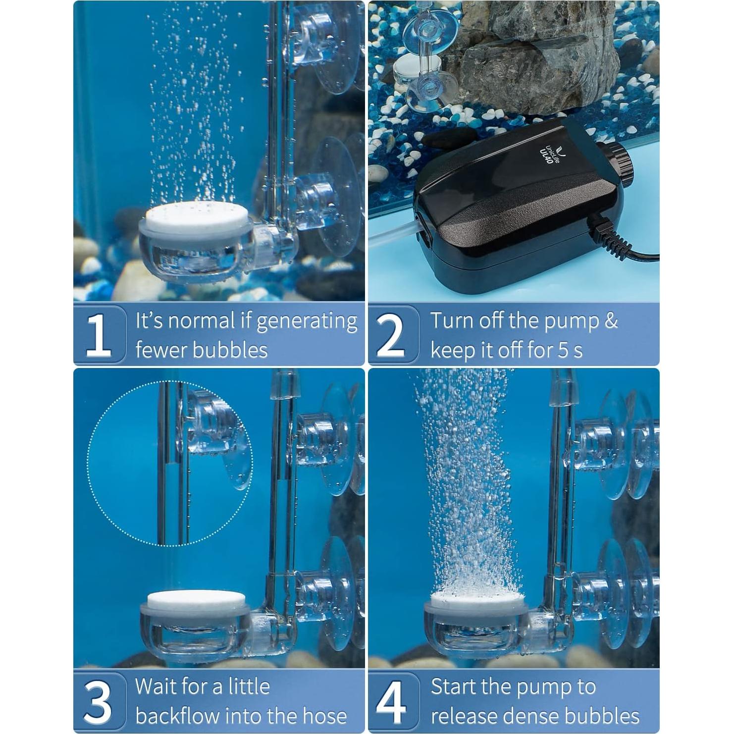 Piedra de Aire Pawfly Y23 para Acuario 2.3 cm Ultra-Alta Disolución