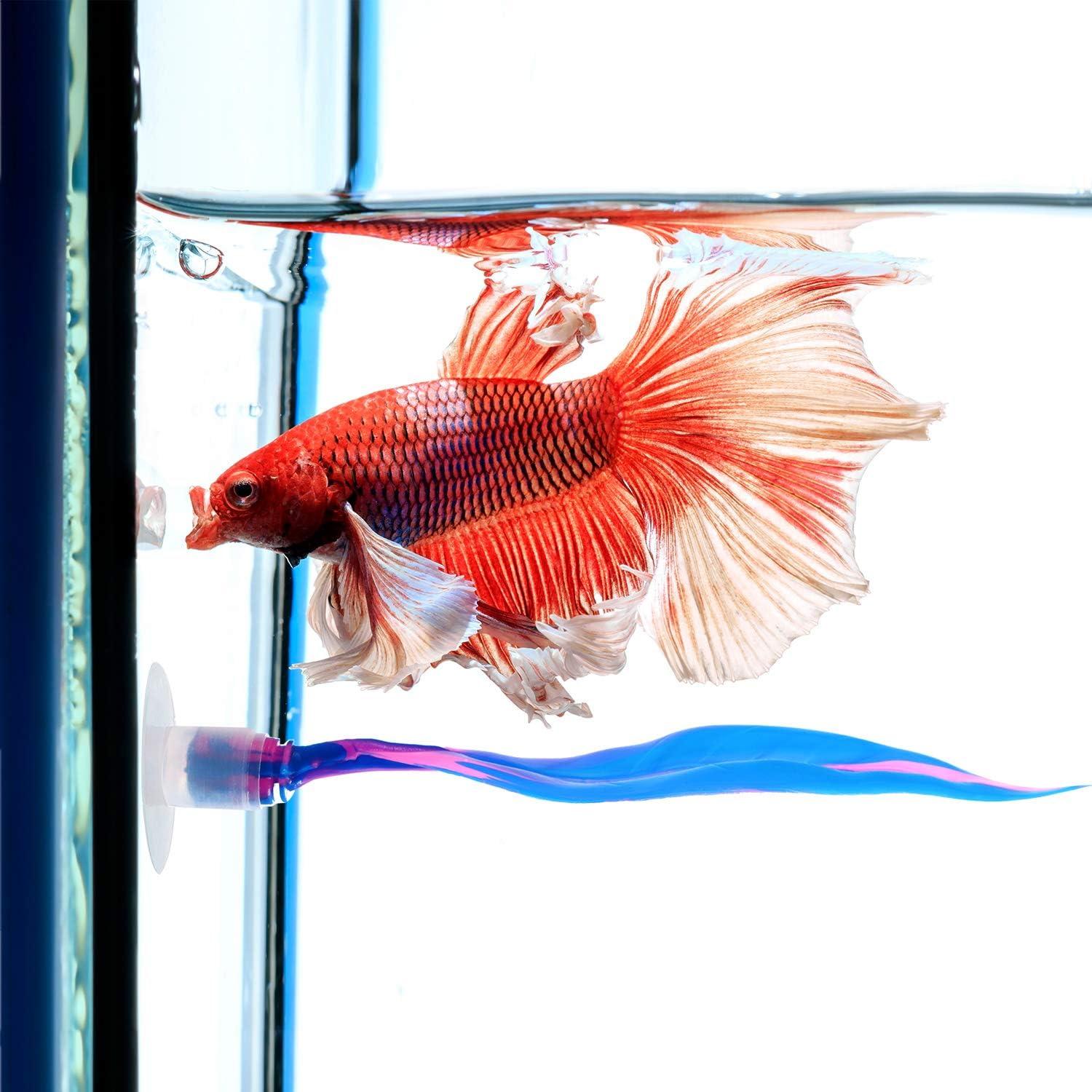 Hamaca de Silicona para Peces Betta WILLBOND - 2 Piezas Azul