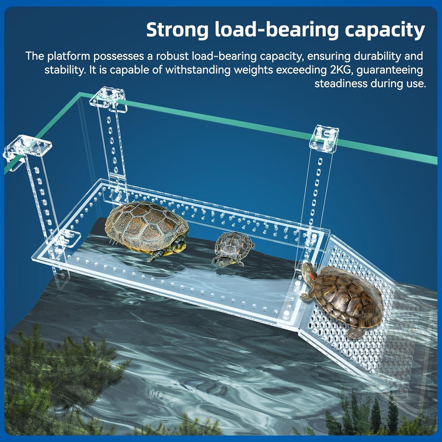 Plataforma de Sol para Tortugas RunDuck 33x17.5cm Ajustable