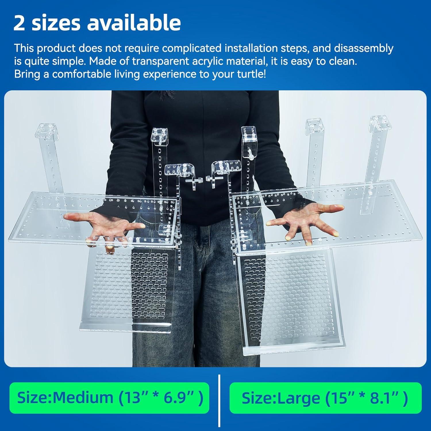 Plataforma de Sol para Tortugas RunDuck 33x17.5cm Ajustable