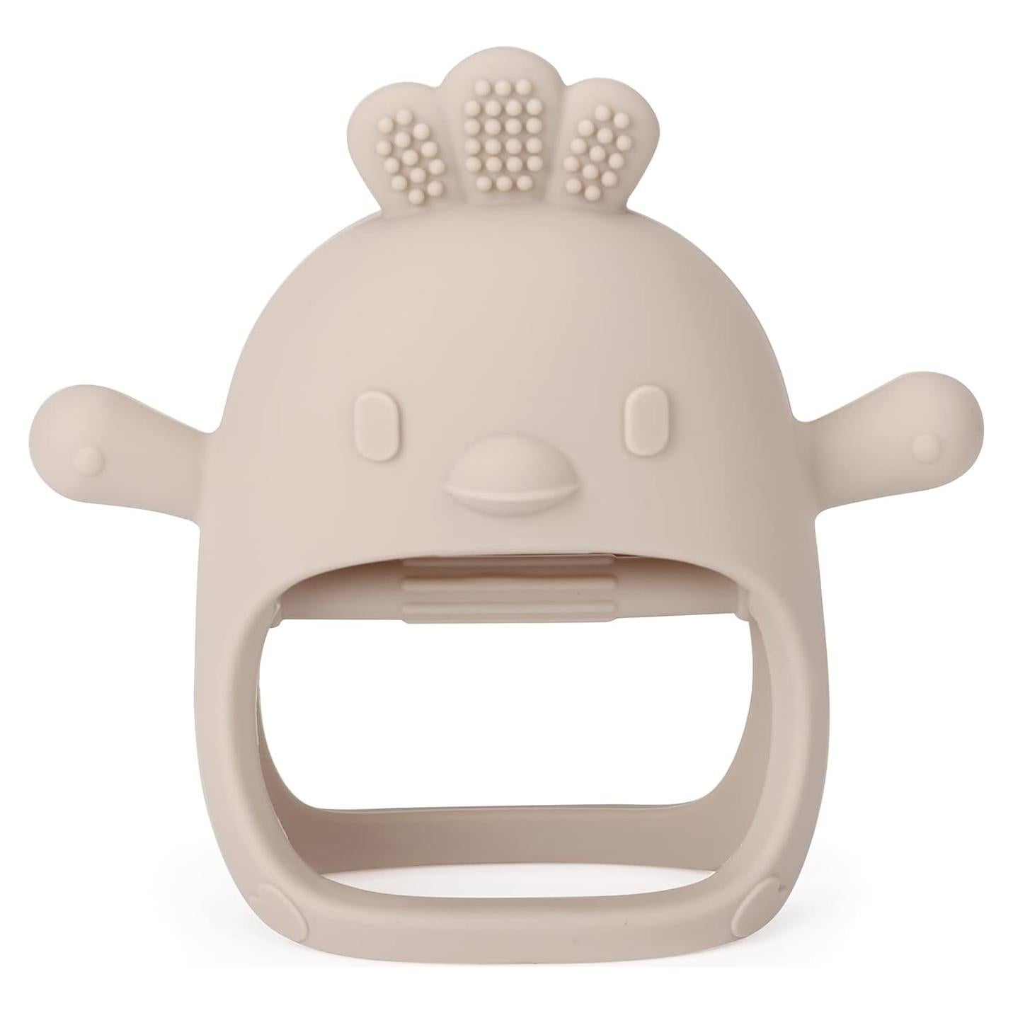 Mordedor de Silicona Socub para Bebés 0-6 Meses Beige