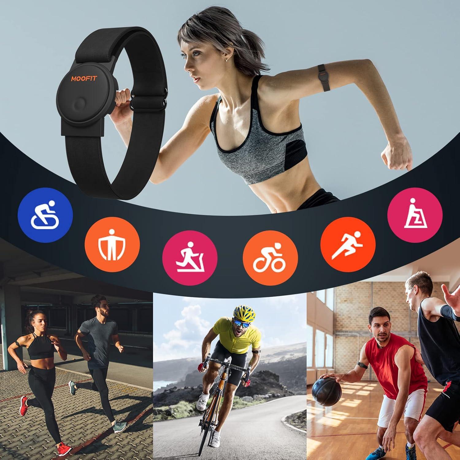 Monitor de Frecuencia Cardíaca moofit HW401 IP67 Bluetooth