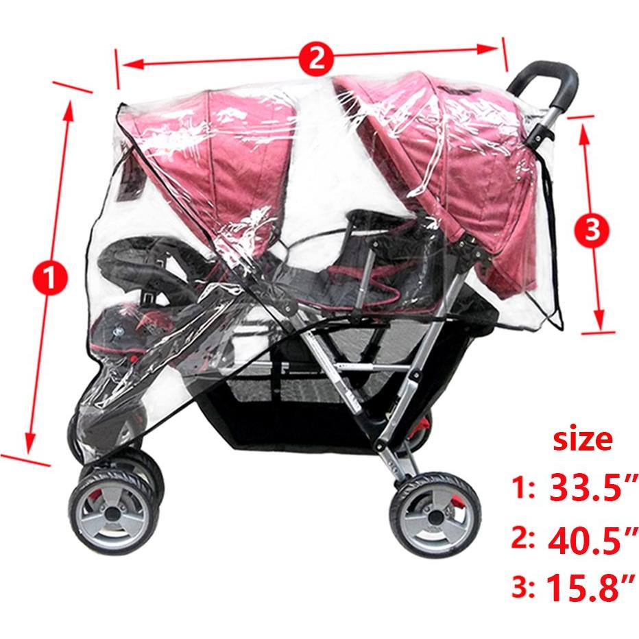 Cubierta de Lluvia Doble Aligle para Carrito Universal Bebé