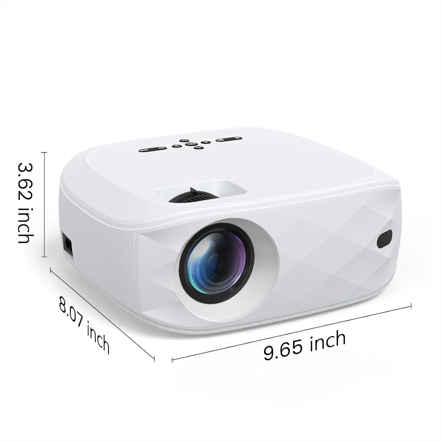 Proyector HAPPRUN F5 Full HD 1080P 12000L WiFi Bluetooth