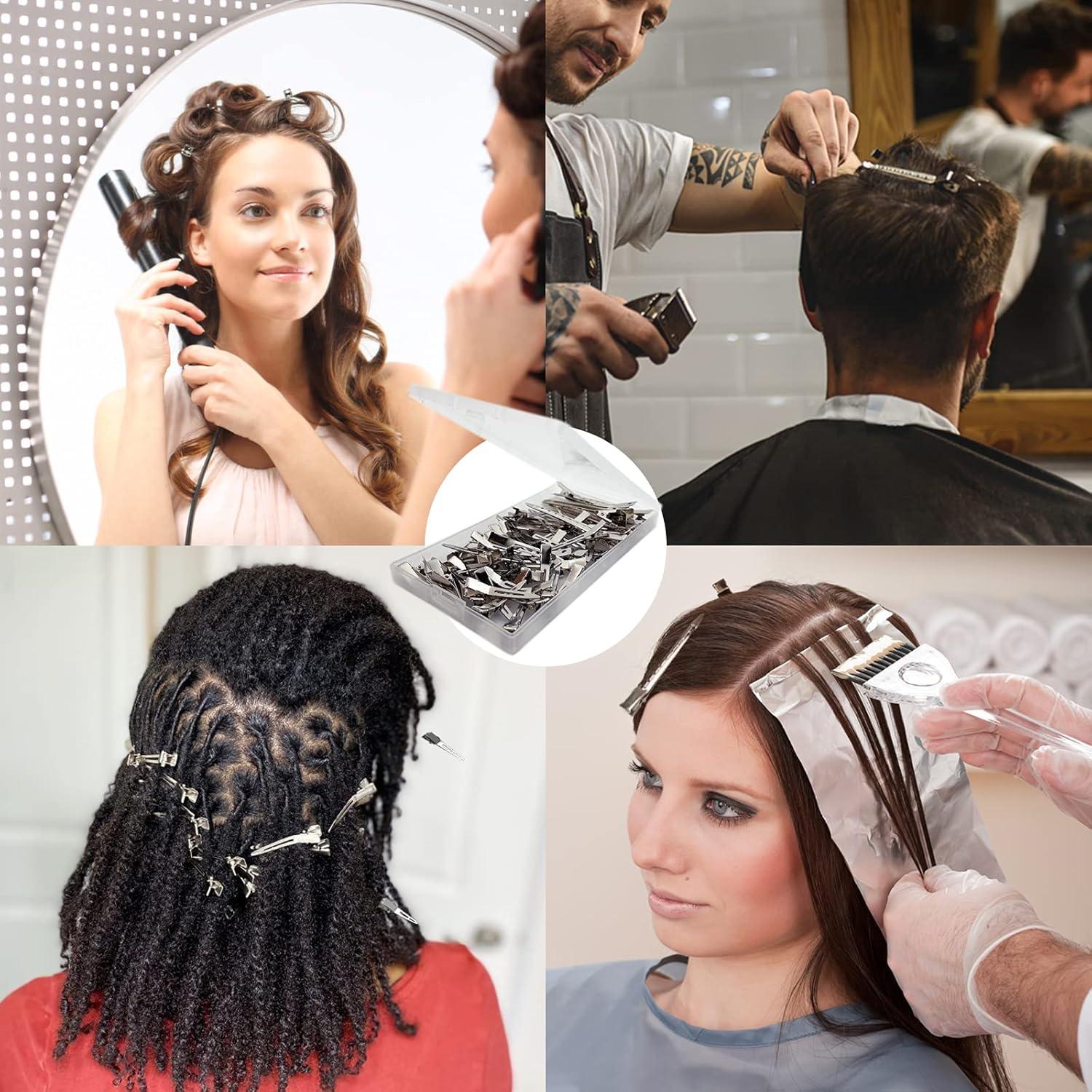 60 Clips de Pelo de Metal HiJeaton con Estuche - Variados