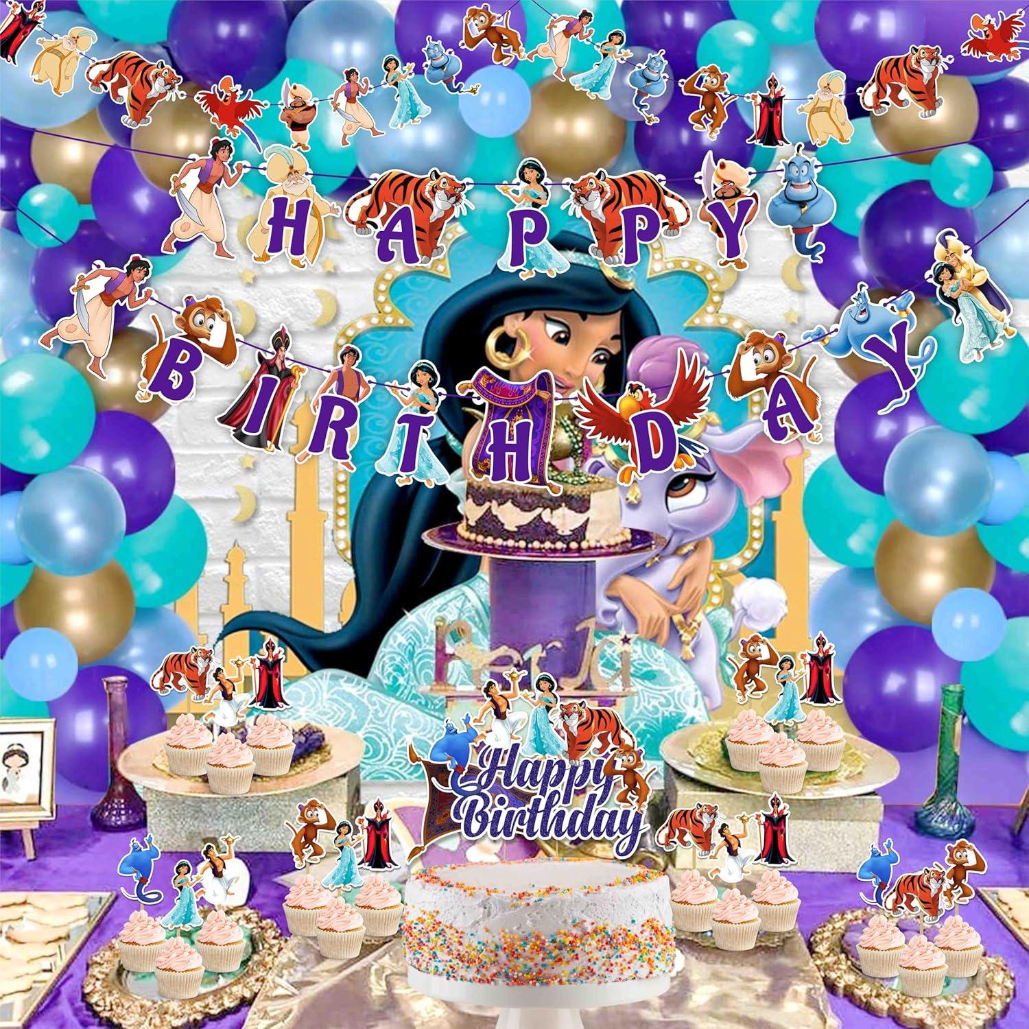 Suministros para Fiesta de Cumpleaños Aladino Seyal® - 27 Piezas