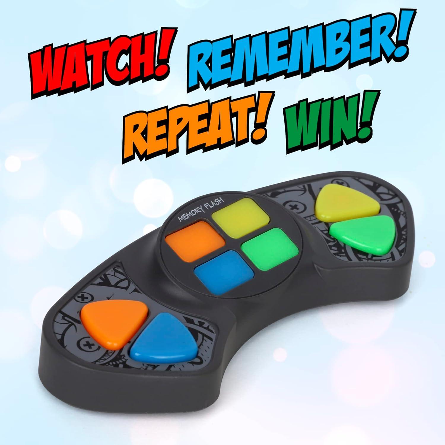 Juego de Memoria Electrónico Point Games, Portátil con Luces y Sonido