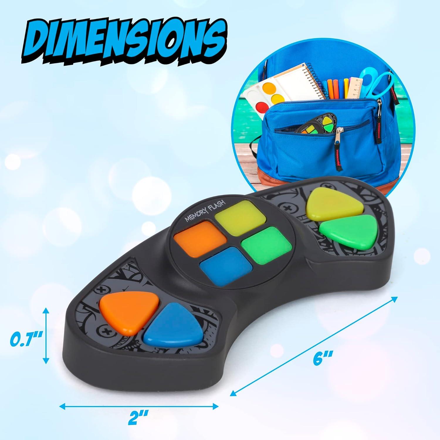 Juego de Memoria Electrónico Point Games, Portátil con Luces y Sonido