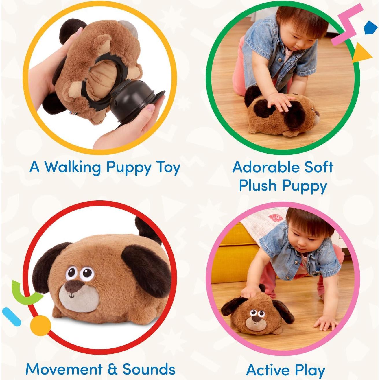 Battat Cachorro de Peluche Interactivo Wobble 17x21x14 cm