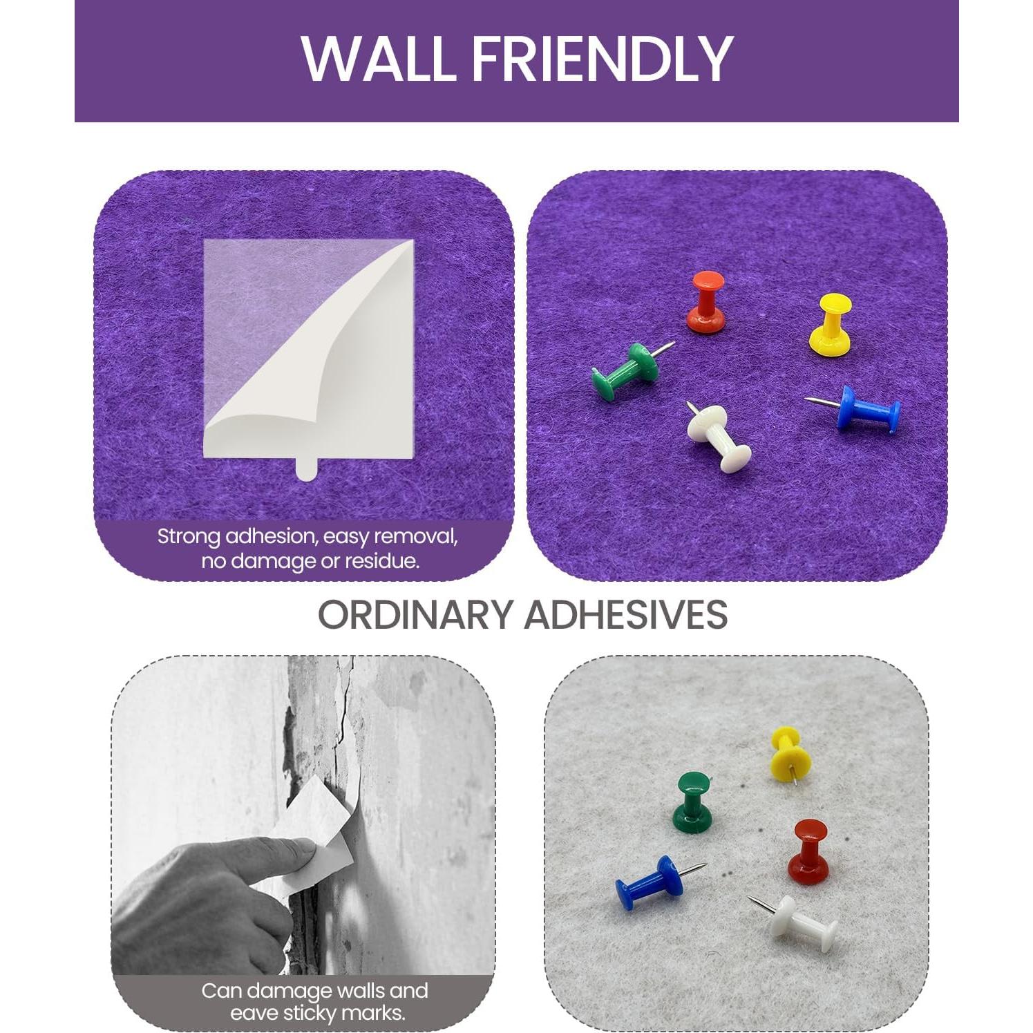 Paquete de 8 Paneles Acústicos Aipiahio Morado 30x25.9 cm