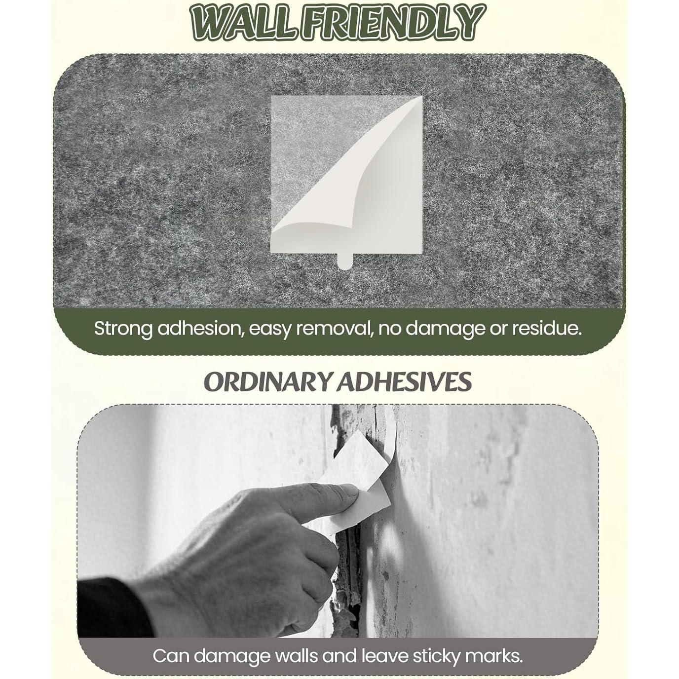 Tablero de Corcho Modular Aipiahio 9 Cuadrantes Gris 91x61 cm