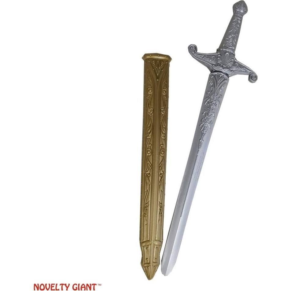 Disfraz de Caballero Gladiador Niño 4 Piezas - Dorado/Plateado