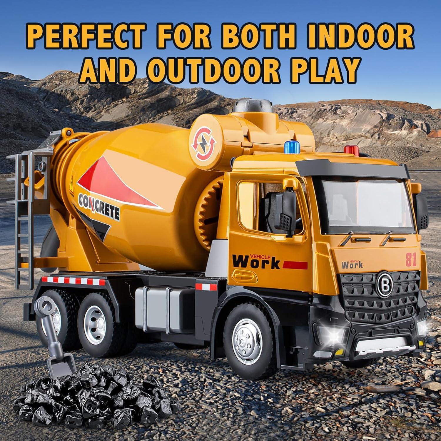 Camión de Mezcla de Cemento HAPYAD con Luces y Sonidos