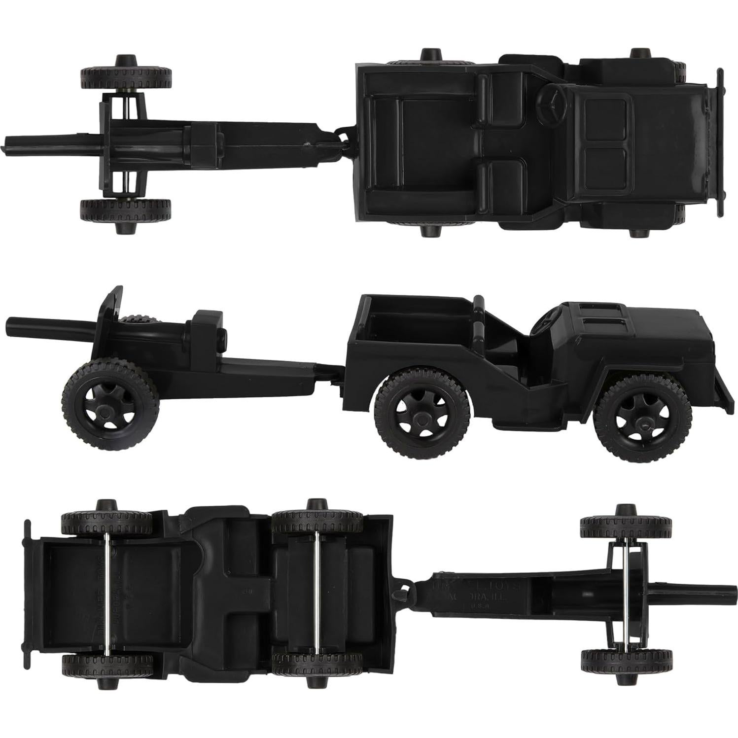 TimMee Patrulla de Combate Willys y Artillería Antitanque 4pc