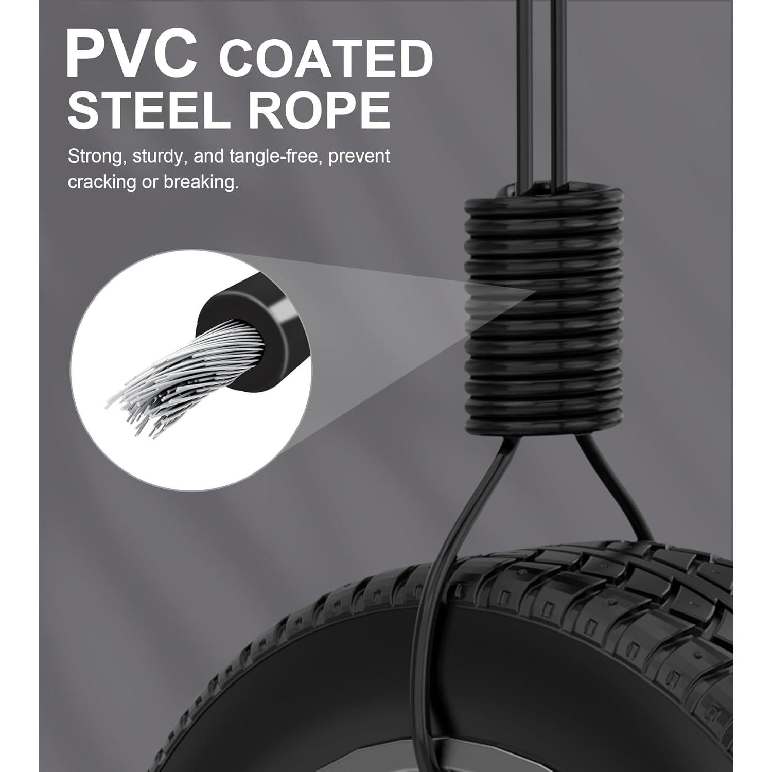 Cuerda de Salto Ajustable AUMCDIK para Fitness y Boxeo