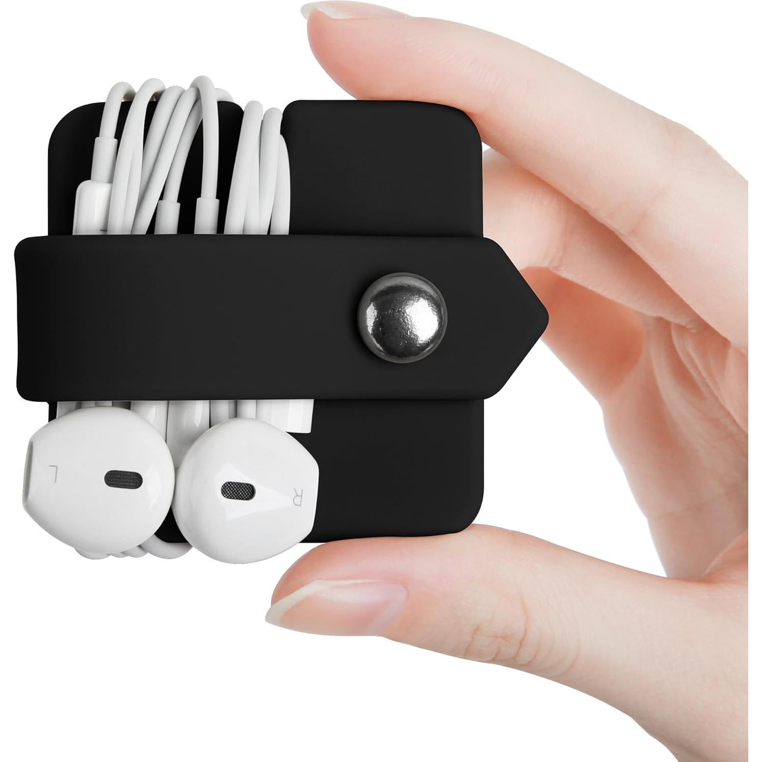 Organizador de Cables para Auriculares ELFRhino Negro