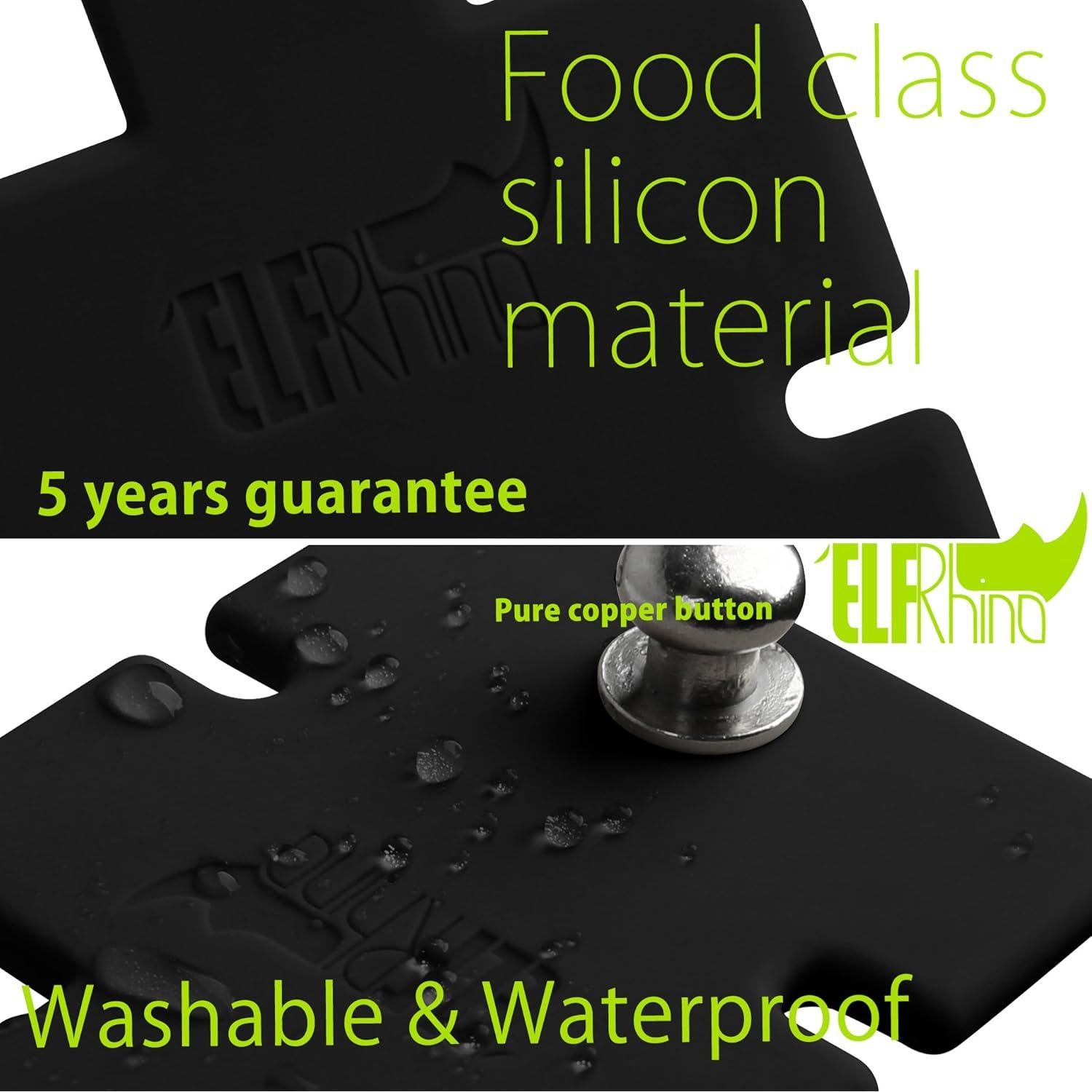 Organizador de Cables para Auriculares ELFRhino Negro