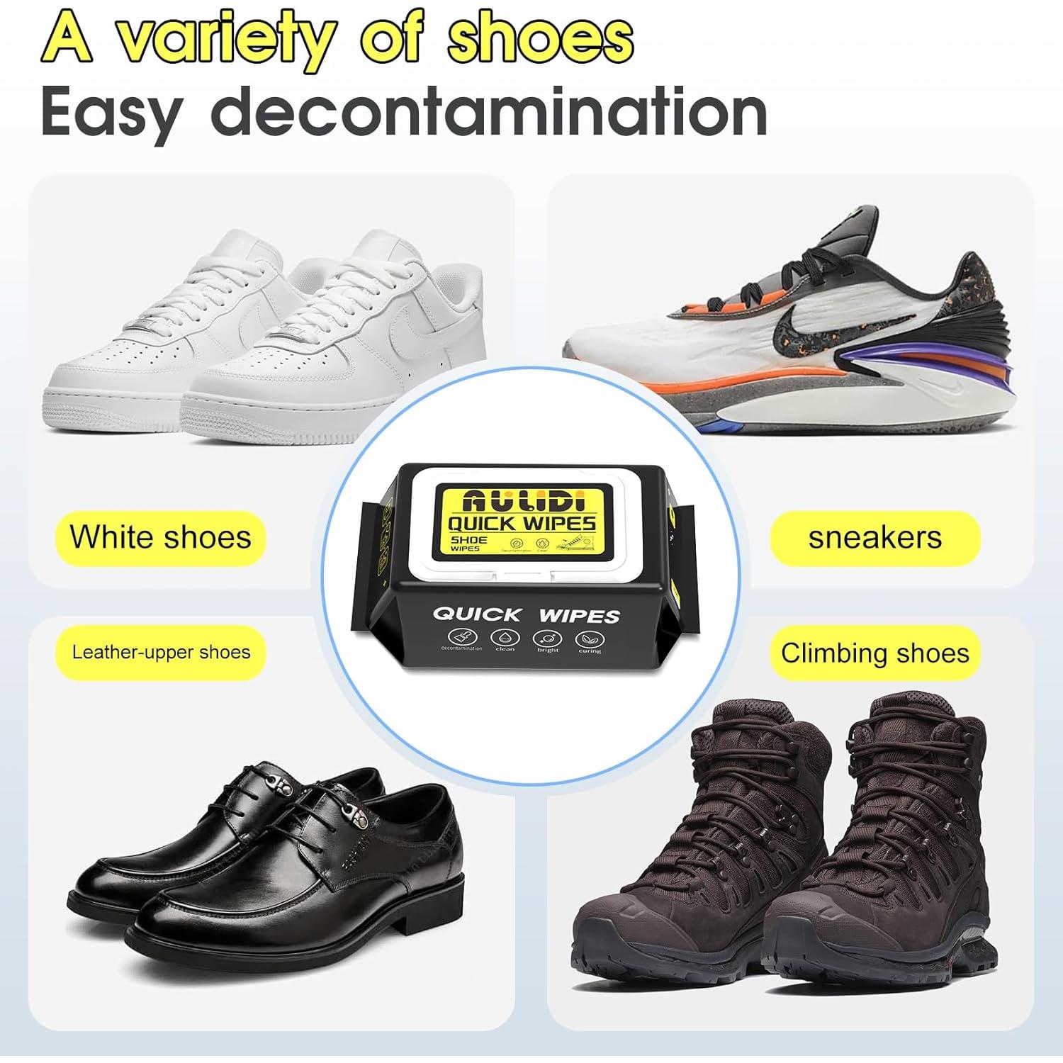 Toallitas Limpiadoras Desechables AULIDI 30 Unidades para Zapatillas