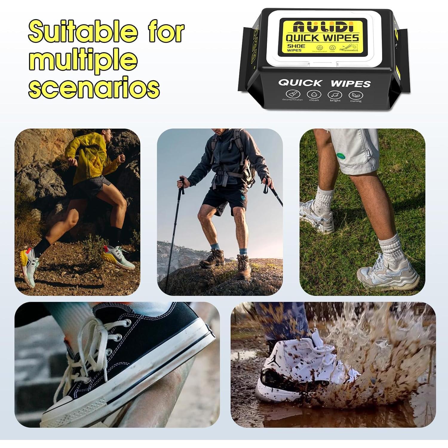 Toallitas Limpiadoras Desechables AULIDI 30 Unidades para Zapatillas