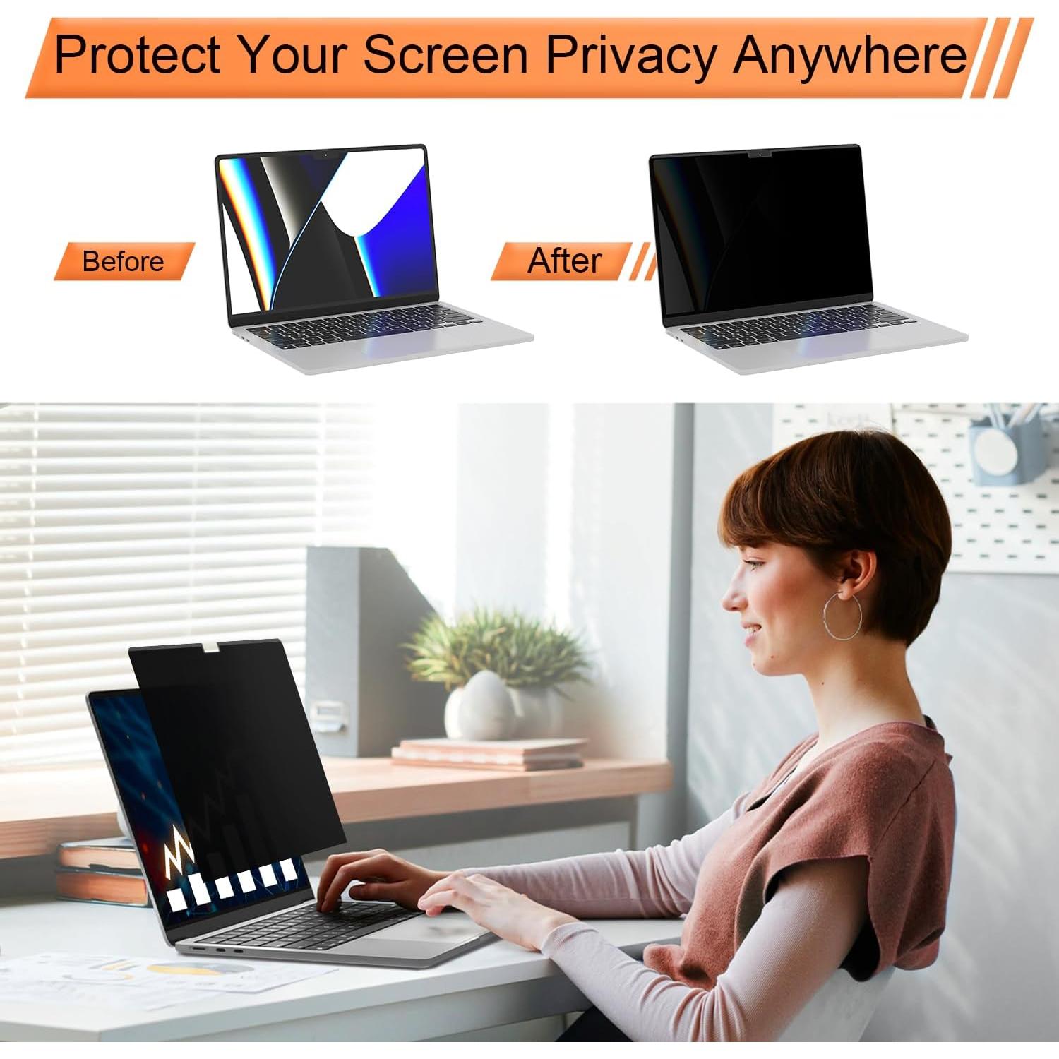 Pantalla de Privacidad Magnética Mamol 15" MacBook Air 2023-2025