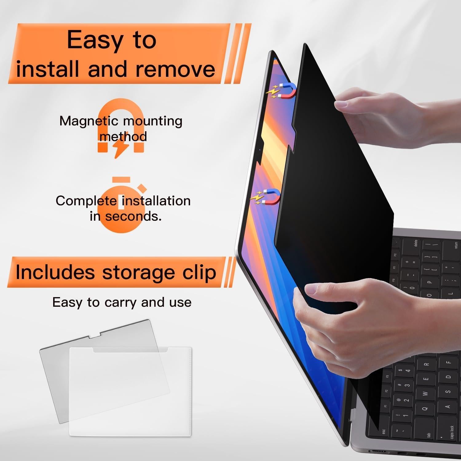 Pantalla de Privacidad Magnética Mamol 15" MacBook Air 2023-2025