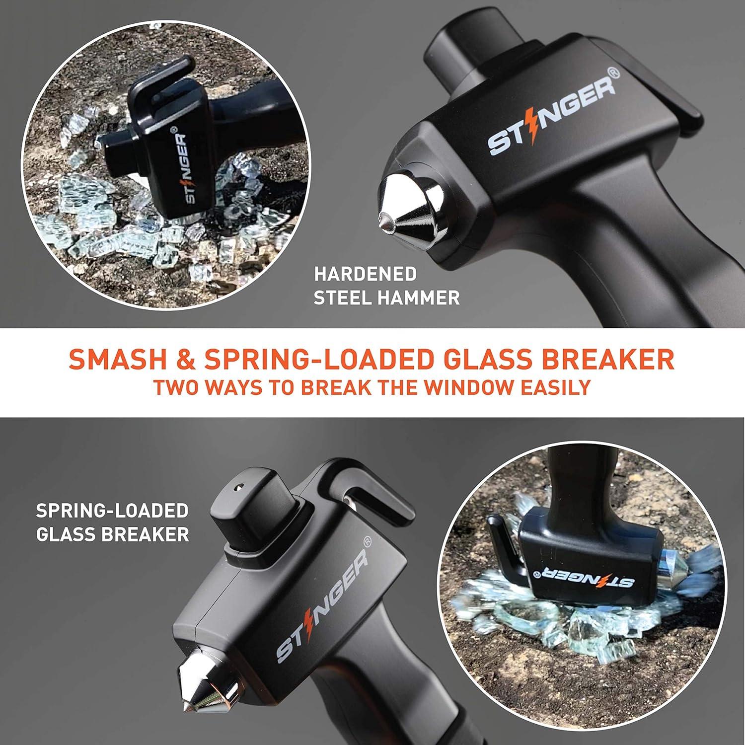 Herramienta de Emergencia Stinger Super Duty, Martillo y Cortador