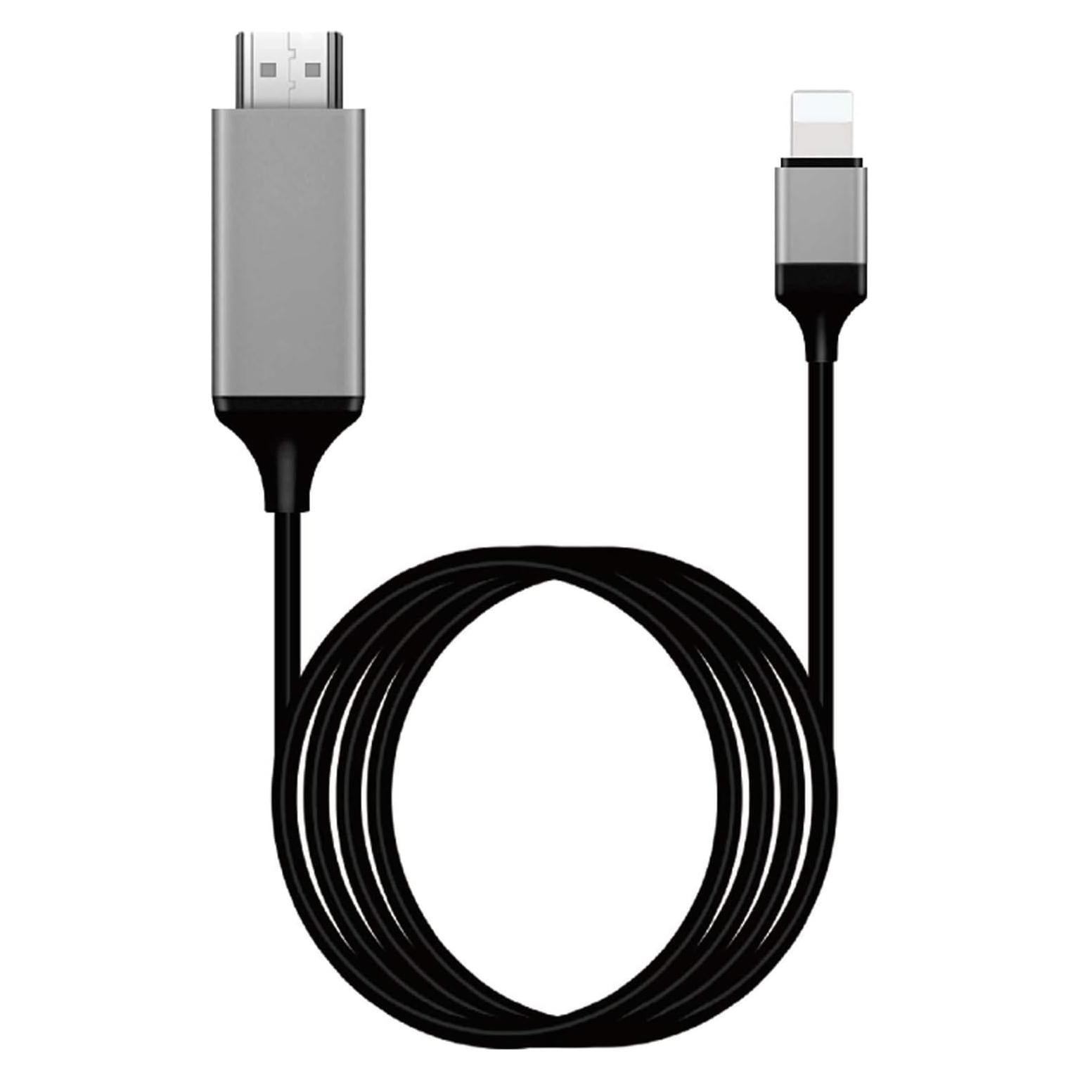 Adaptador HDMI Lightning a HDMI FORETOO 2M 1080p iOS 11