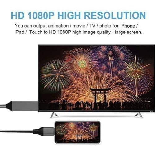 Adaptador HDMI Lightning a HDMI FORETOO 2M 1080p iOS 11