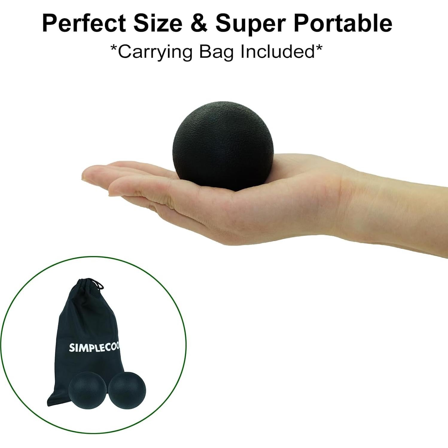 Pelota de Masaje Terapéutica SIMPLECOOL 6.1 cm - Alivio Dolor