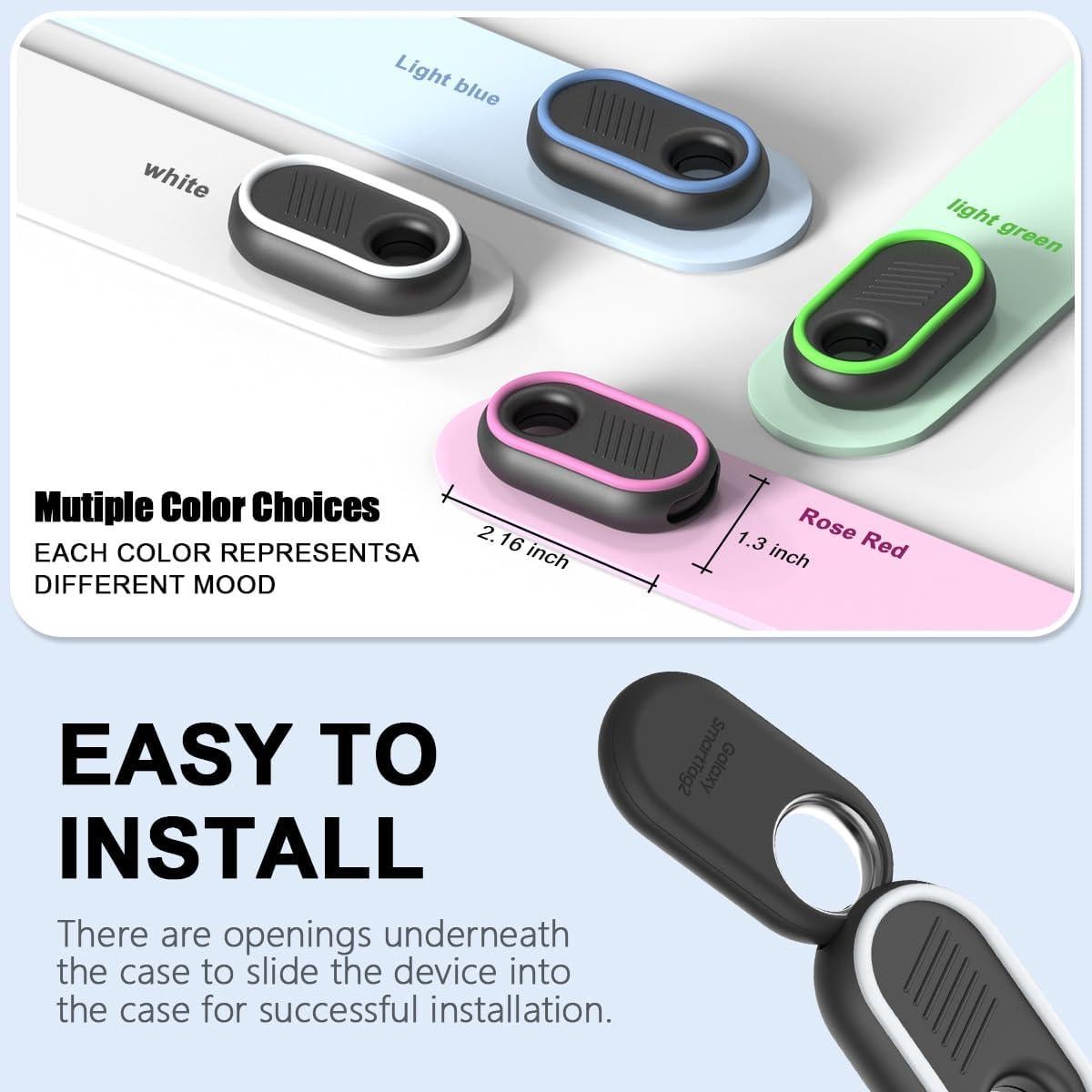 Funda de Silicona para Samsung Galaxy SmartTag2 - 4 Colores