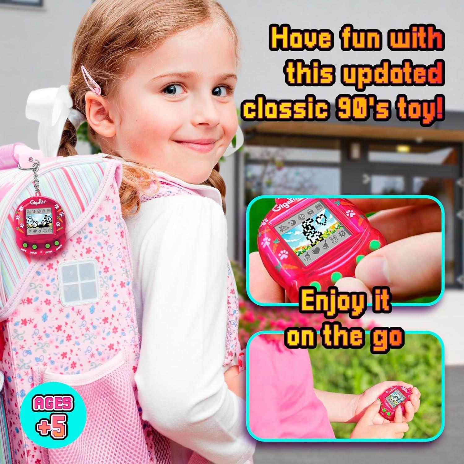 GigaPets Bit Bunnies Juguete Interactivo para Niños 3 Mascotas