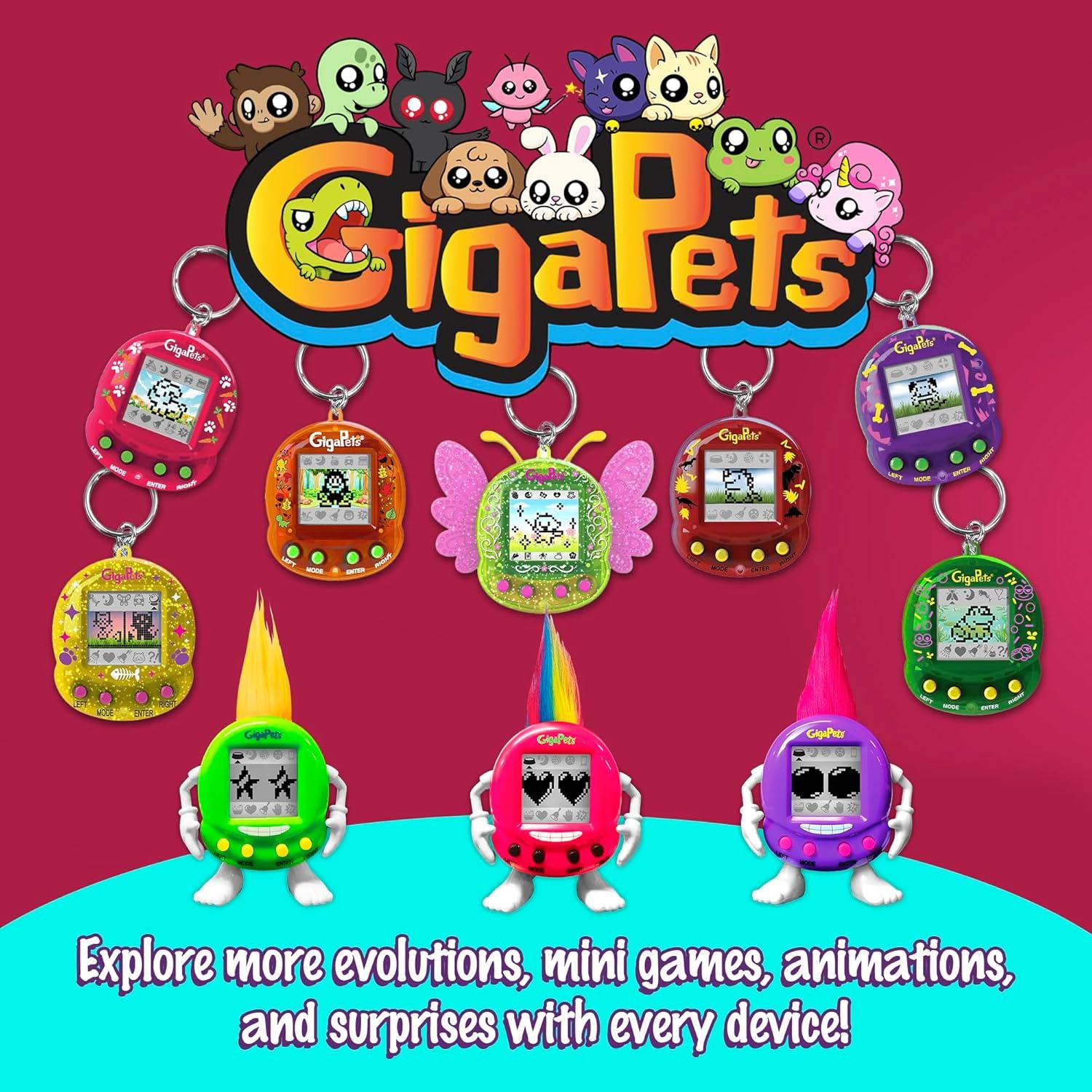 GigaPets Bit Bunnies Juguete Interactivo para Niños 3 Mascotas