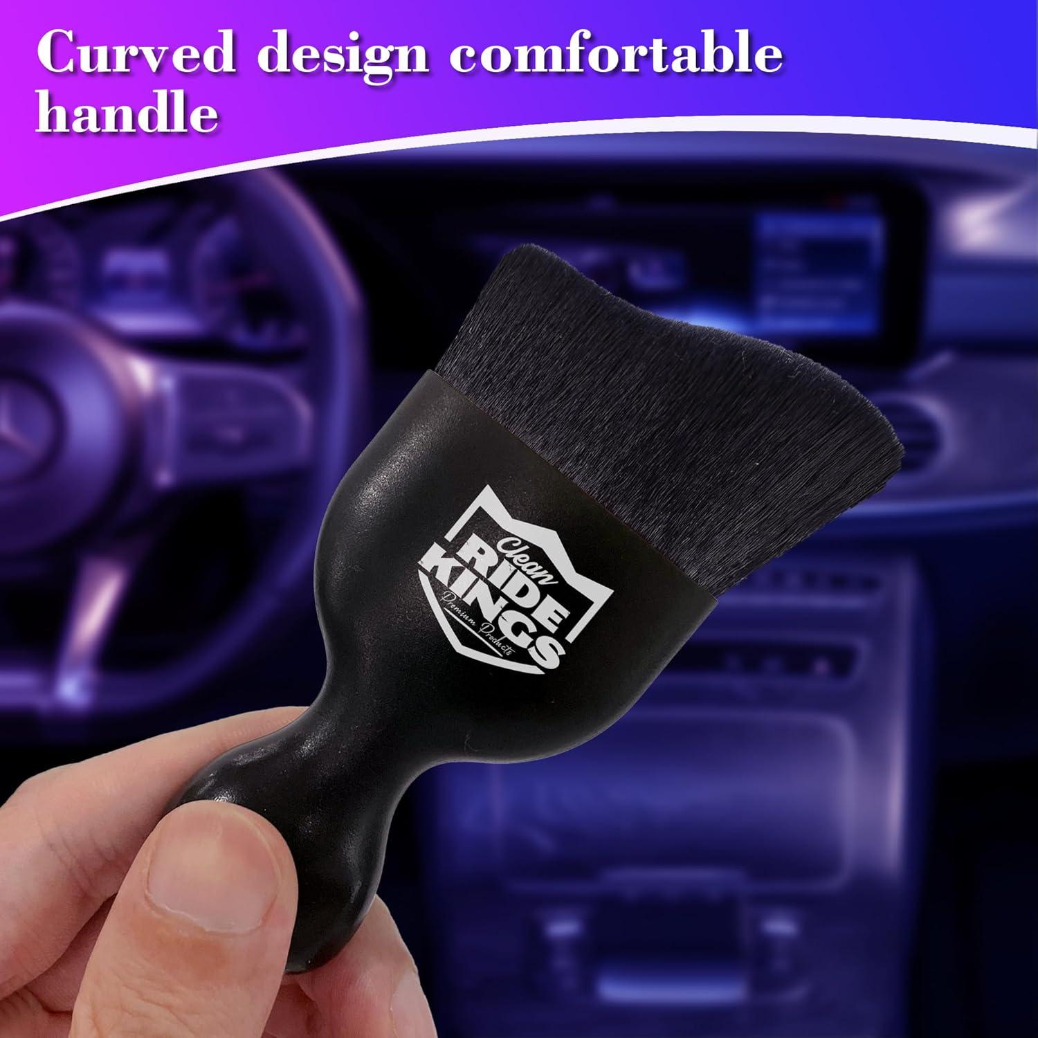 Cepillo de Detalle RIDE KINGS 3012B para Auto - Limpieza Interior