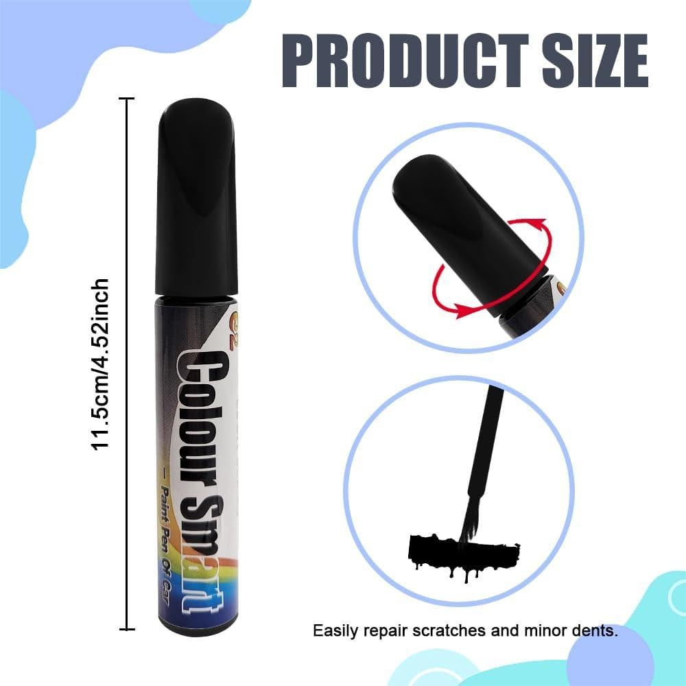 Bolígrafo de Pintura de Retoque QZTYTY Negro 11.8 ml