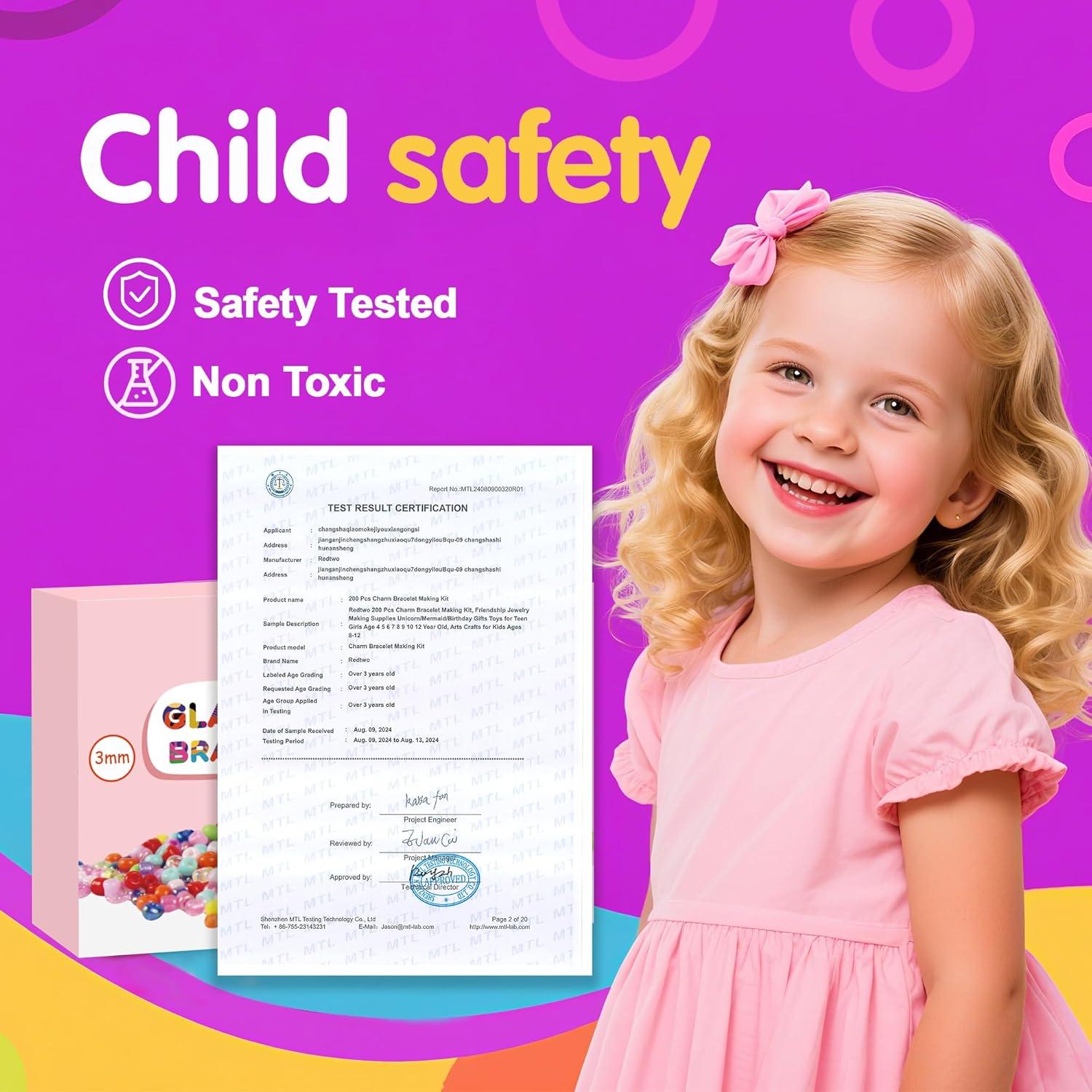 Kit de Cuentas de Vidrio Redtwo 44500pcs 3mm para Pulseras