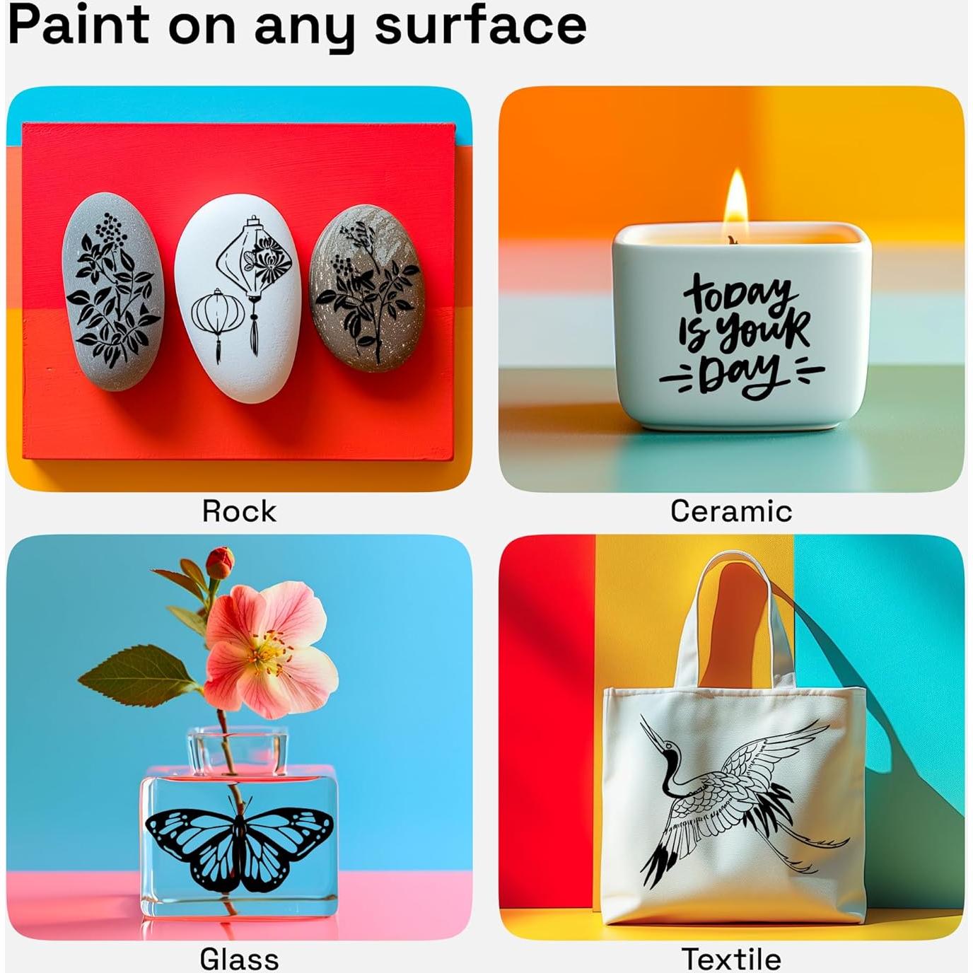 Marcadores de Pintura Acrílica ARTISTRO Doble Punta 2 Unidades