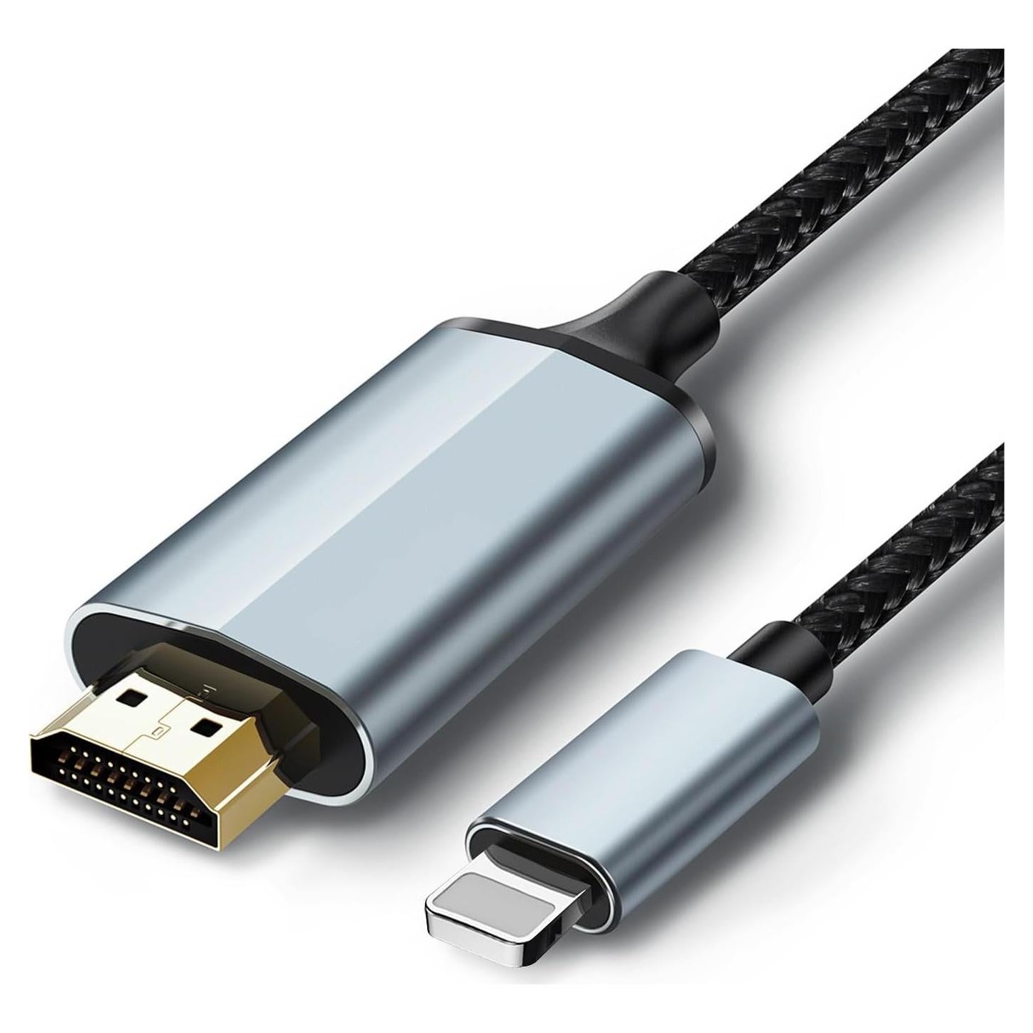 Adaptador Lightning a HDMI 1080P Lulaven 2.01m para iPhone