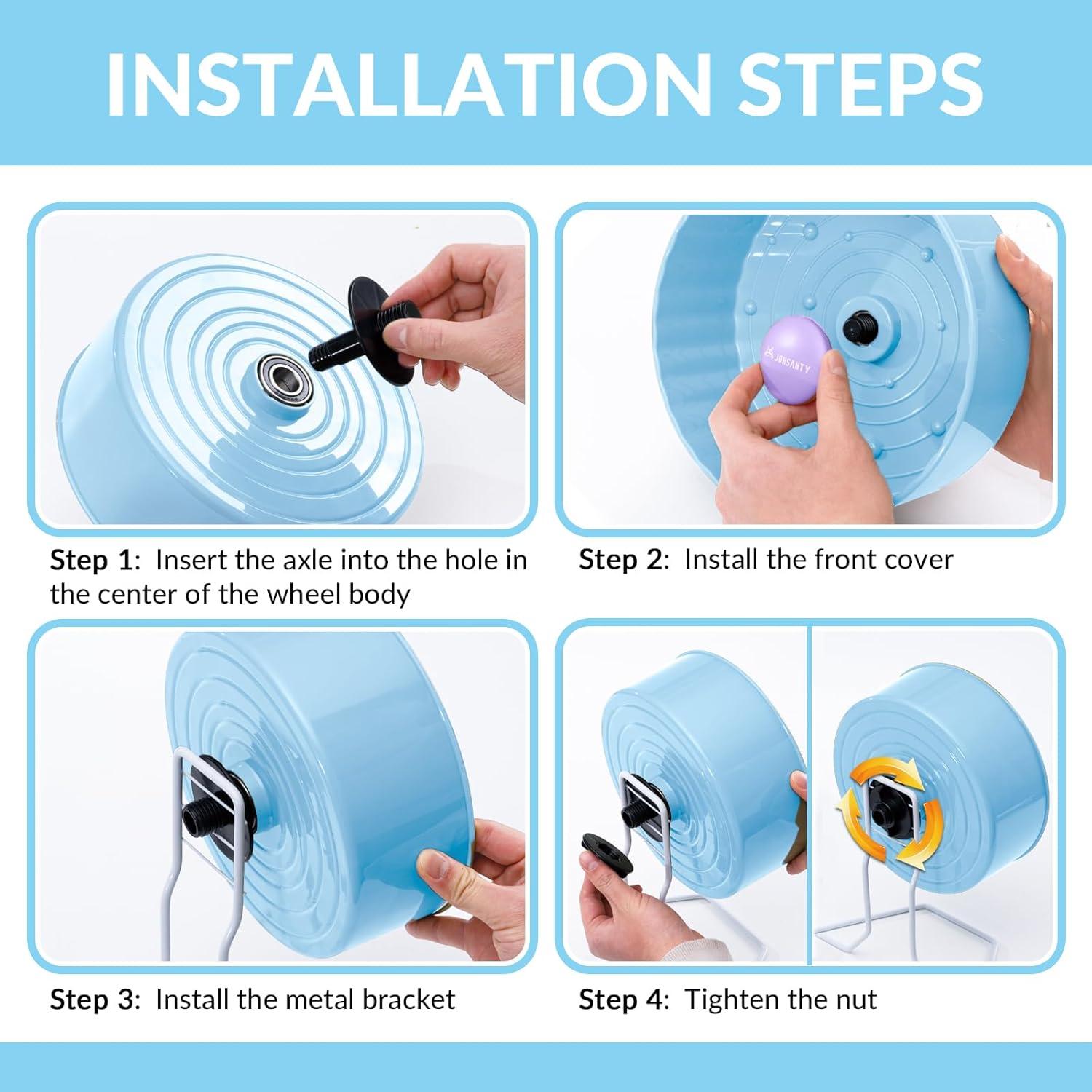 Rueda de Hámster Silenciosa JONSANTY 21.34 cm Antideslizante