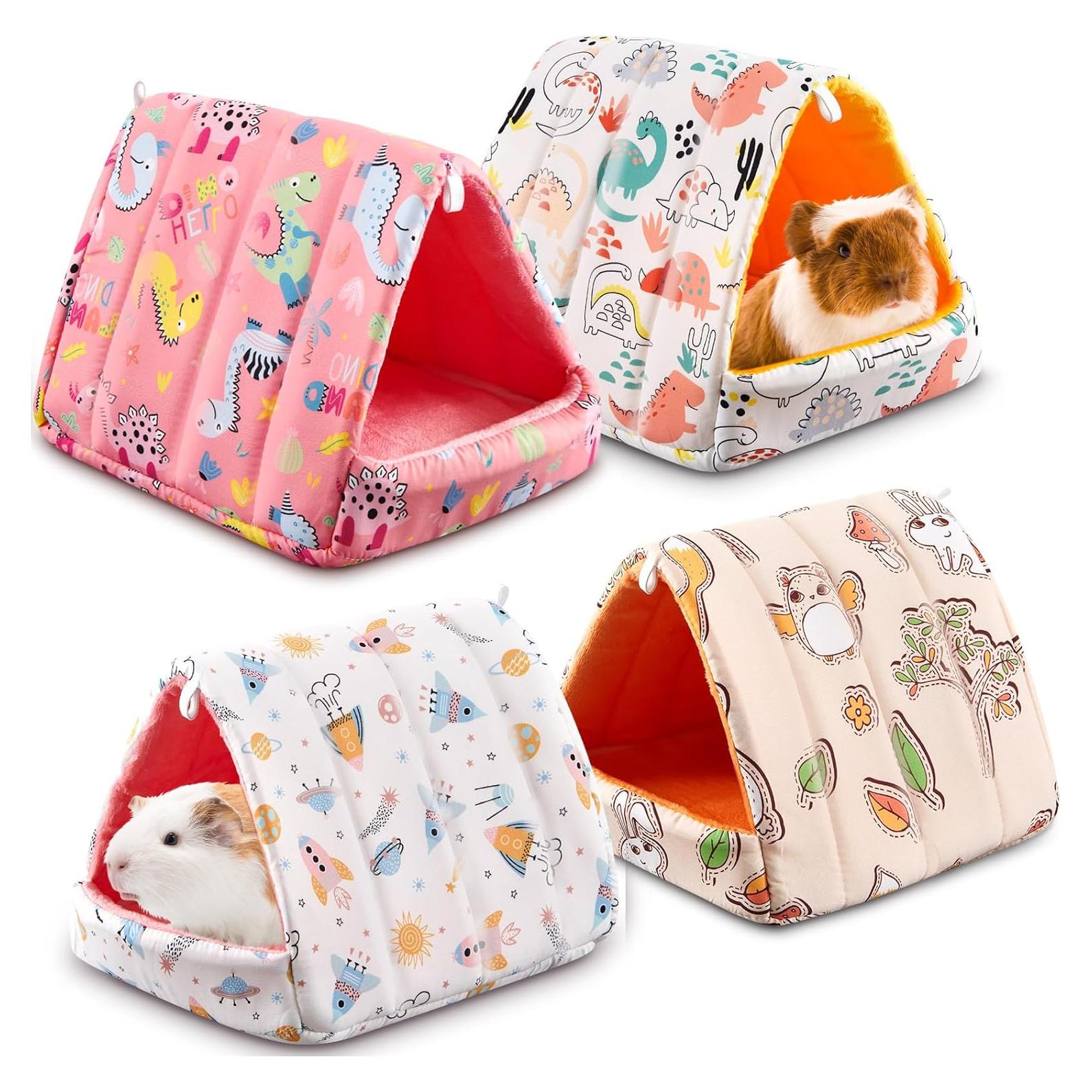 Set 4 Escondites para Cobayas Cinnvoice 20 cm Caricatura