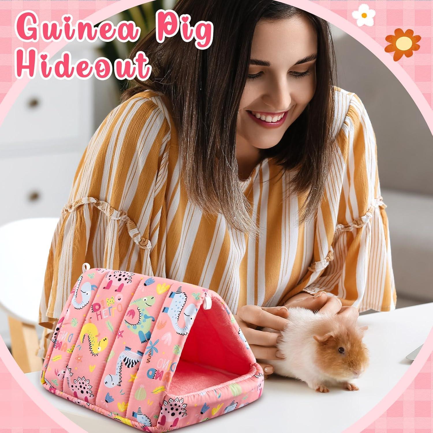 Set 4 Escondites para Cobayas Cinnvoice 20 cm Caricatura