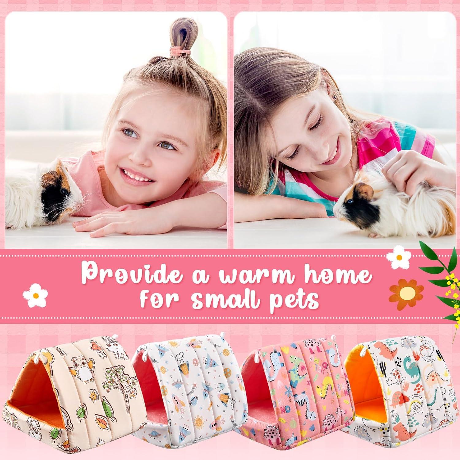 Set 4 Escondites para Cobayas Cinnvoice 20 cm Caricatura